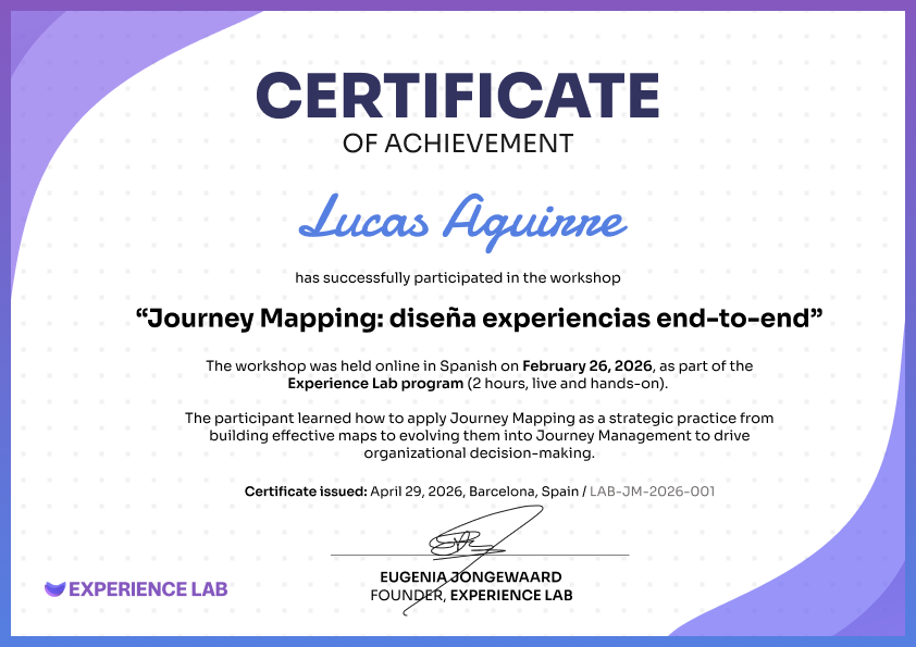 Certificate of completion